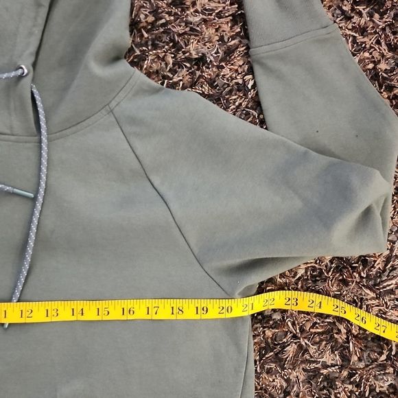 2/$10 Old Navy loose long dynamic fleece green long sweater - Picture 11 of 12